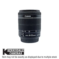 Canon-Used 18-55mm F3.5 or F4-5.6 IS STM - Good Condition - Canon EFS Mount - Used # 587.156A1855STM