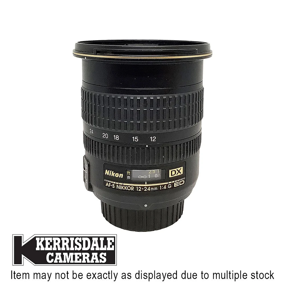 Nikon-Used 12-24mm F4 AFS Lens – Good Condition - Nikon DX Mount – Used # 587.25A1224