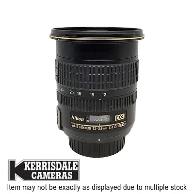 Nikon-Used 12-24mm F4 AFS Lens – Good Condition - Nikon DX Mount – Used # 587.25A1224