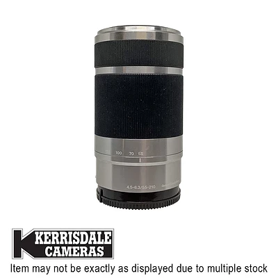 Sony-Used 55-210mm F4.5-6.3 OSS (Silver) - Good Condition - Sony E Mount - Used # 587.575A55210S
