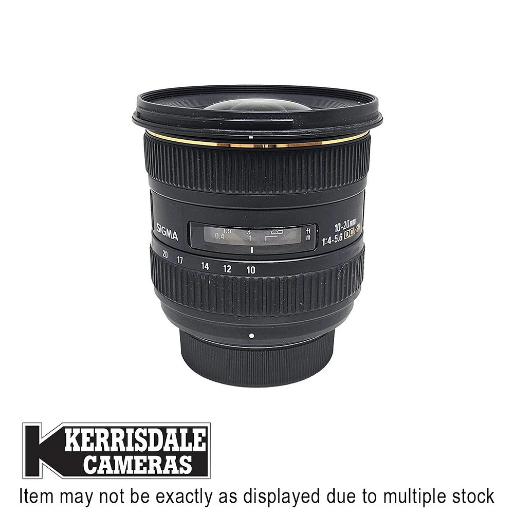 Sigma-Used 10-20mm F4-5.6 EX DC - Good Condition - Nikon DX Mount – Used # 587.25A1020