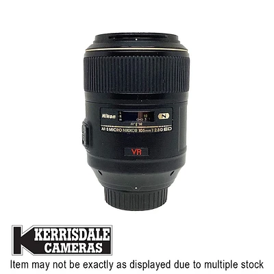 Nikon-Used 105mm F2.8 Micro VR Lens – Fair Condition - Used # 587.25A105MVF