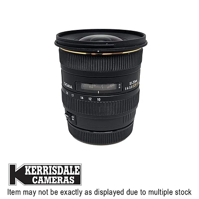 Sigma-Used 10-20mm F4-5.6 EX DC - Good Condition - Canon EFS Mount – Used # 587.156A1020