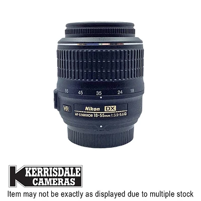 Nikon-Used 18-55mm F3.5-5.6 AF VR Lens – Good Condition - Nikon DX Mount – Used # 587.25A1855V