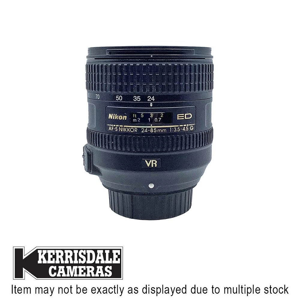 Nikon-Used 24-85mm F3.5-4.5 AFS G ED VR – Good Condition - Nikon FX Mount – Used # 587.25A2485V
