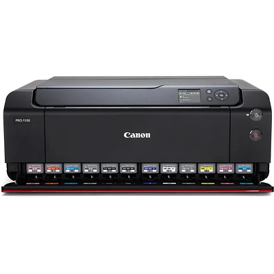 Canon imagePROGRAF PRO-1100 Professional 17” Wireless Inkjet Photo Printer (NOTE: Due to over limit size & weight, additional shipping fees apply to this item. We will contact you prior to shipping.)