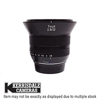 Zeiss-Used 12mm F2.8 Touit - Good Condition - Fujifilm X Mount