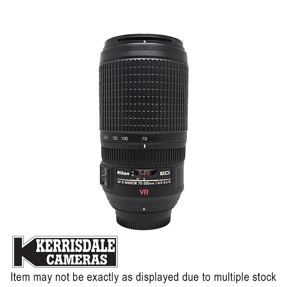 Nikon-Used 70-300mm F4.5-5.6 VR AFS G - Good Condition - Nikon FX Mount– Used # 587.25A70300V