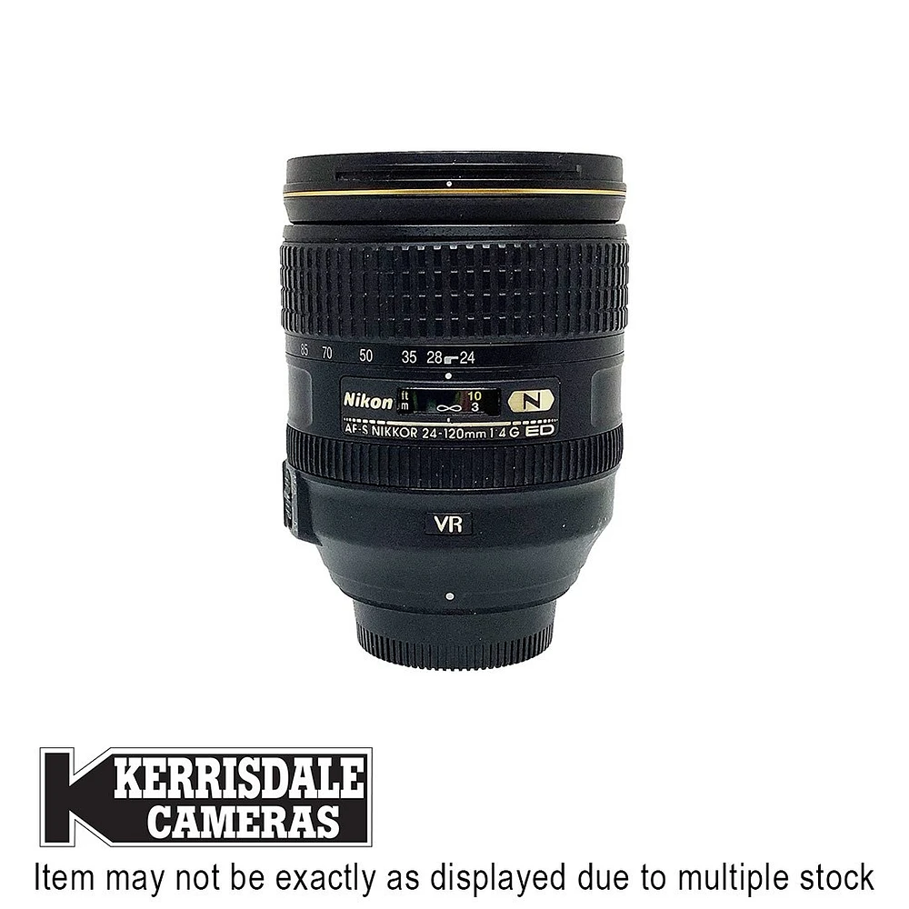 Nikon-Used 24-120mm F4 AFS G ED VR – Good Condition - Nikon FX Mount – Used # 587.25A24120G