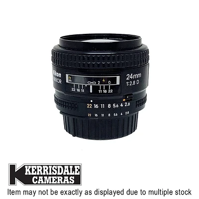 Nikon-Used 24mm F2.8 AF/D - Good Condition - Nikon FX Mount – Used # 587.25A24D