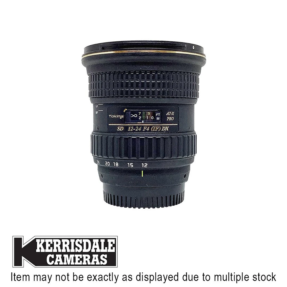 Tokina-Used 12-24mm F4 DX IF (not for AFS) – Good Condition - Nikon DX Mount – Used # 587.25A1224T