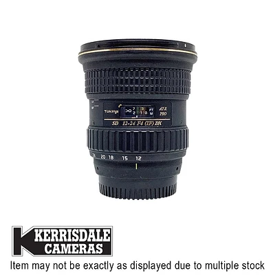 Tokina-Used 12-24mm F4 DX IF (not for AFS) – Good Condition - Nikon DX Mount – Used # 587.25A1224T