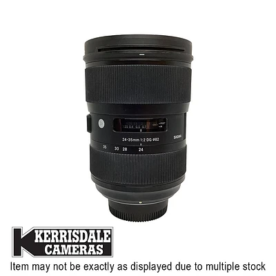 Sigma-Used 24-35mm F2 ART DG HSM - Good Condition - Nikon FX Mount – Used # 587.25A2435S