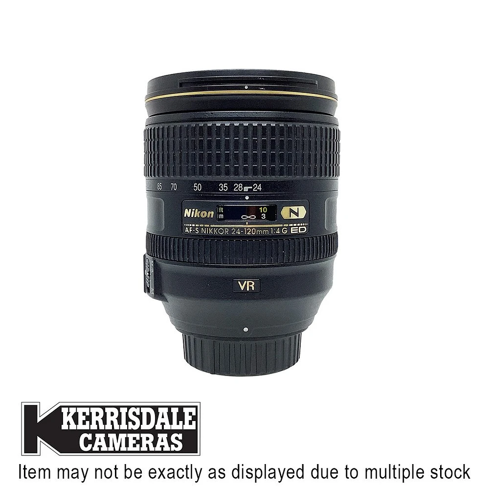 Nikon-Used 24-120mm F4 AFS G VR - Fair Conditon – Nikon FX Mount – Used # 587.25A24120GF