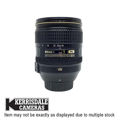 Nikon-Used 24-120mm F4 AFS G VR - Fair Conditon – Nikon FX Mount – Used # 587.25A24120GF