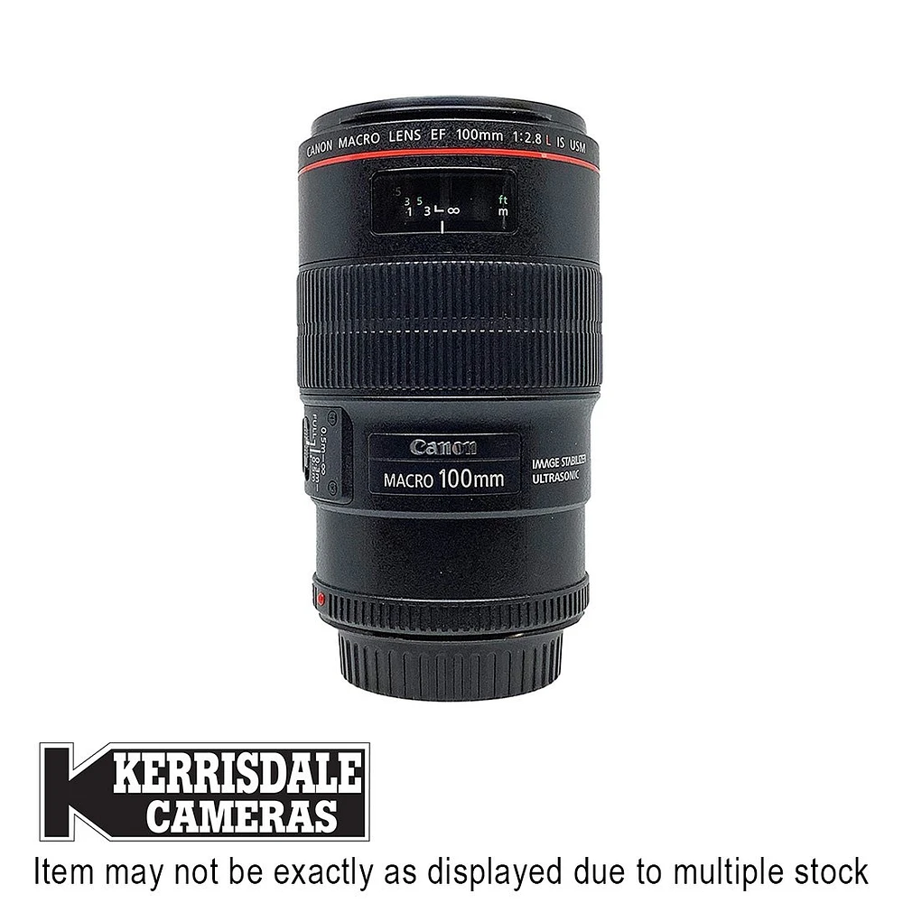 Canon-Used 100mm F2.8 L Macro IS - Good Condition - Canon EF Mount – Used # 587.156A100MS