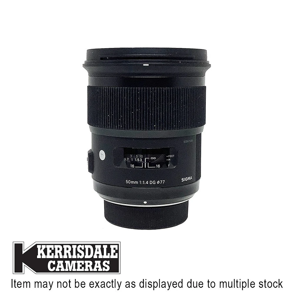 Sigma-Used 50mm F1.4 ART DG HSM - Good Condition - Nikon FX Mount – Used # 587.25A14ART