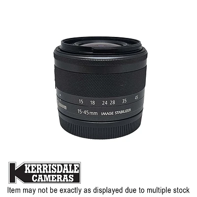 Canon-Used 15-45mm F3.5-6.3 IS STM - Good Condition - Canon EF-M Mount - Used # 587.156A1545