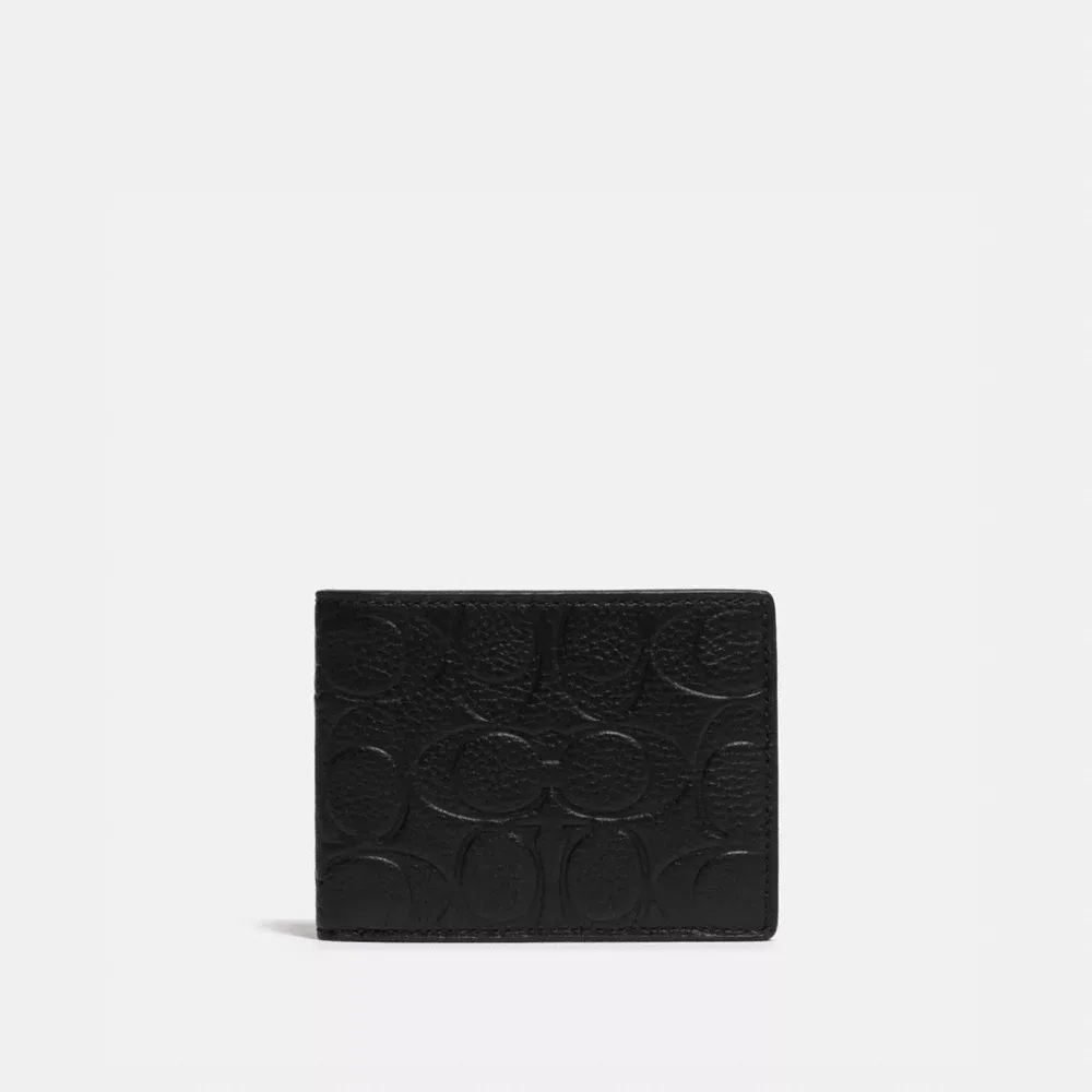 Slim Billfold Wallet In Signature Leather