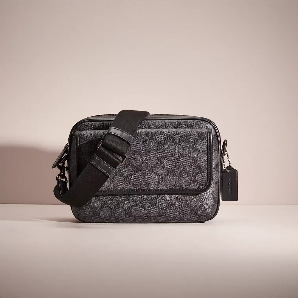 Restored Charter Flap Crossbody 24 In Signature Canvas
