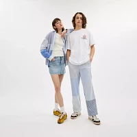 Patchwork Striped Pants