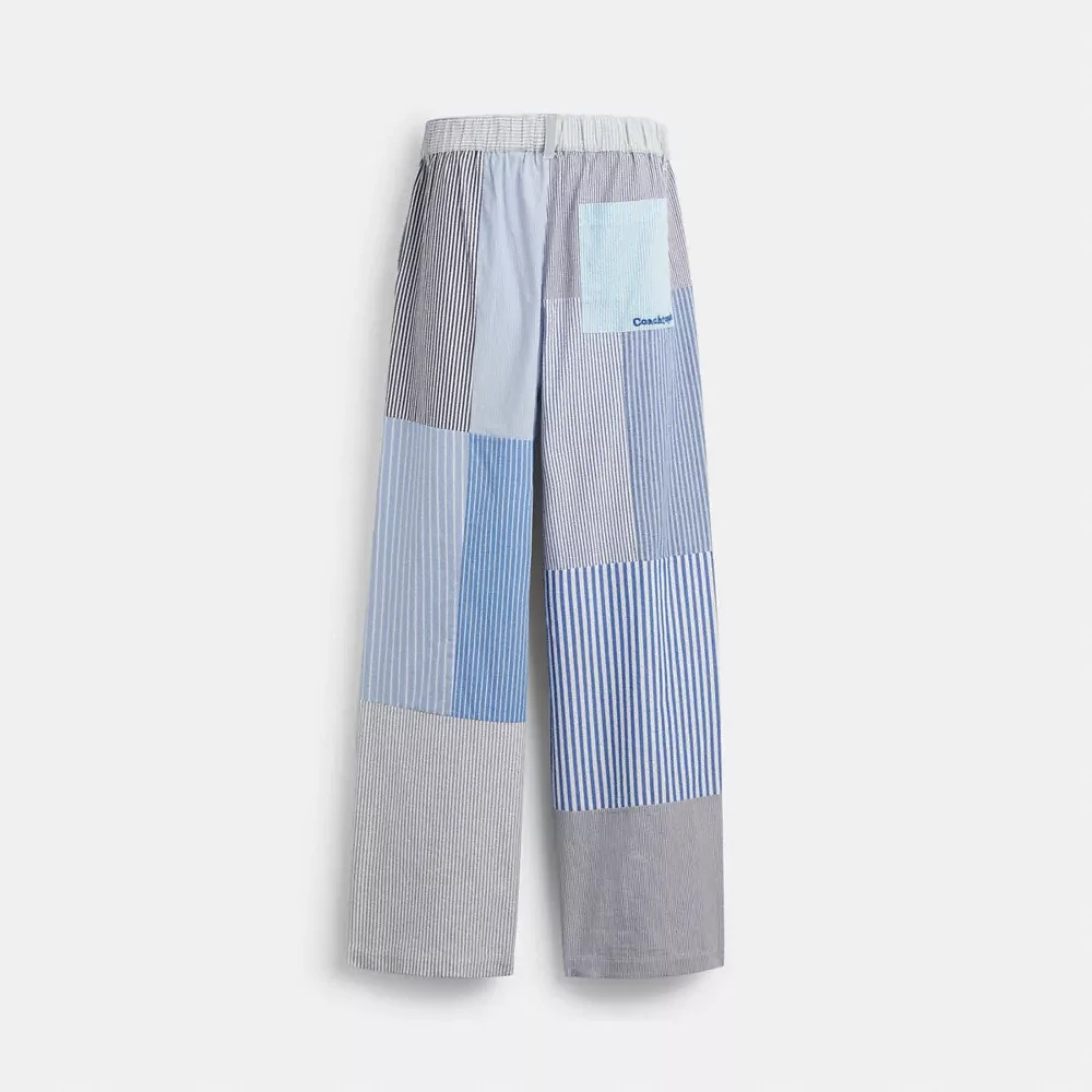 Patchwork Striped Pants