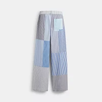Patchwork Striped Pants
