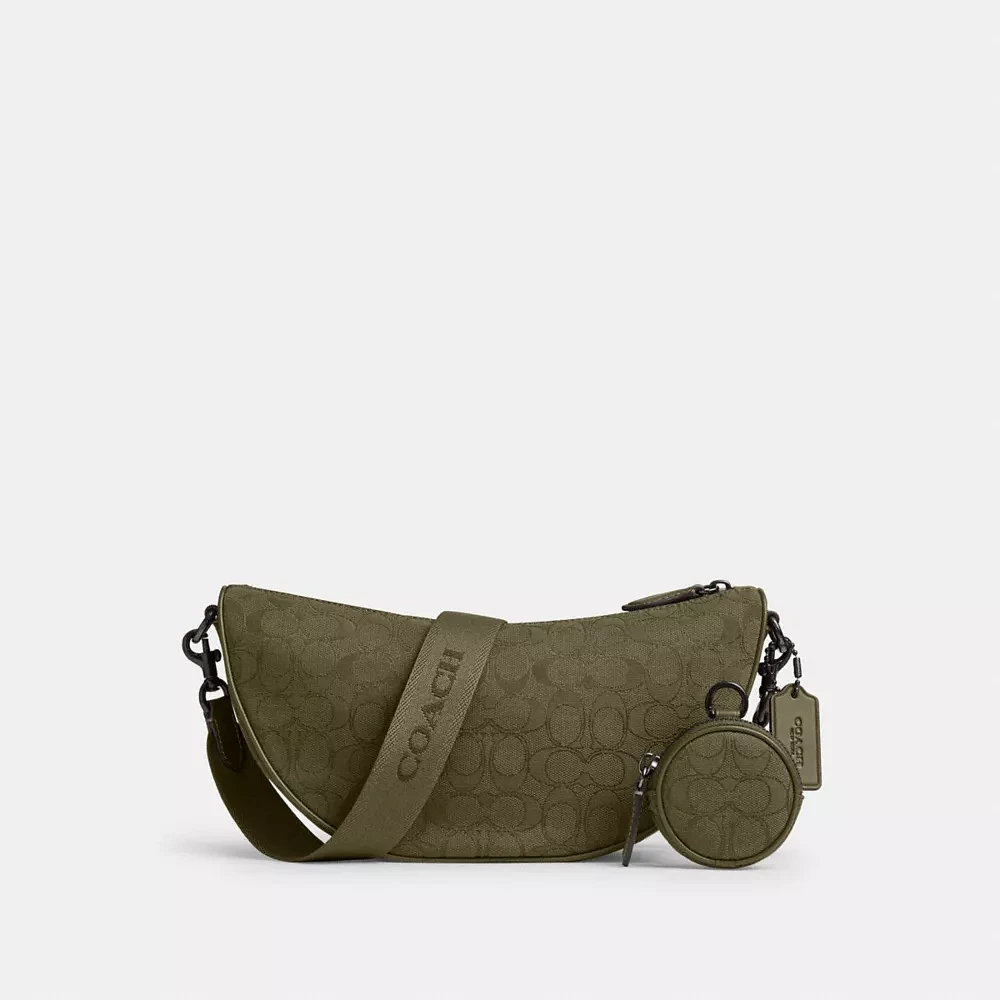 Hall Soft Sling Bag Signature Jacquard