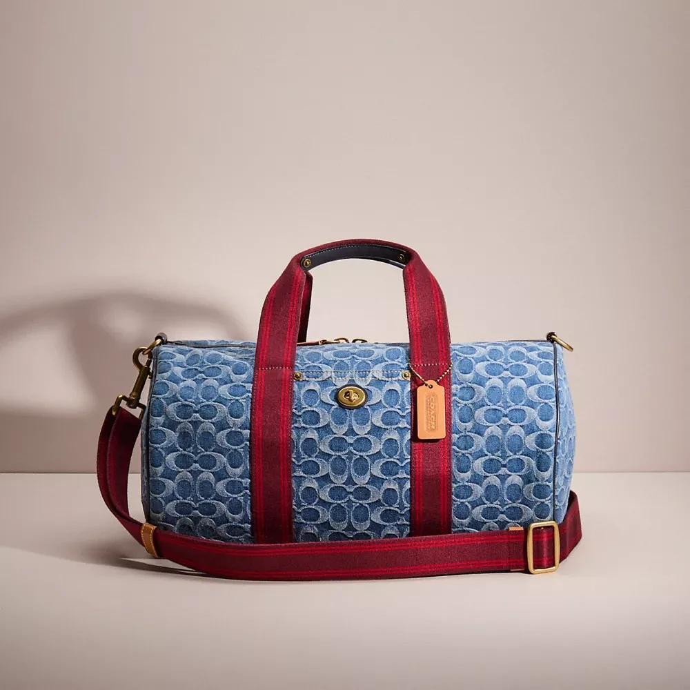 Restored Duffle In Signature Denim