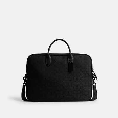 Theo Work Bag Signature Jacquard