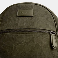 Theo Backpack In Signature Jacquard