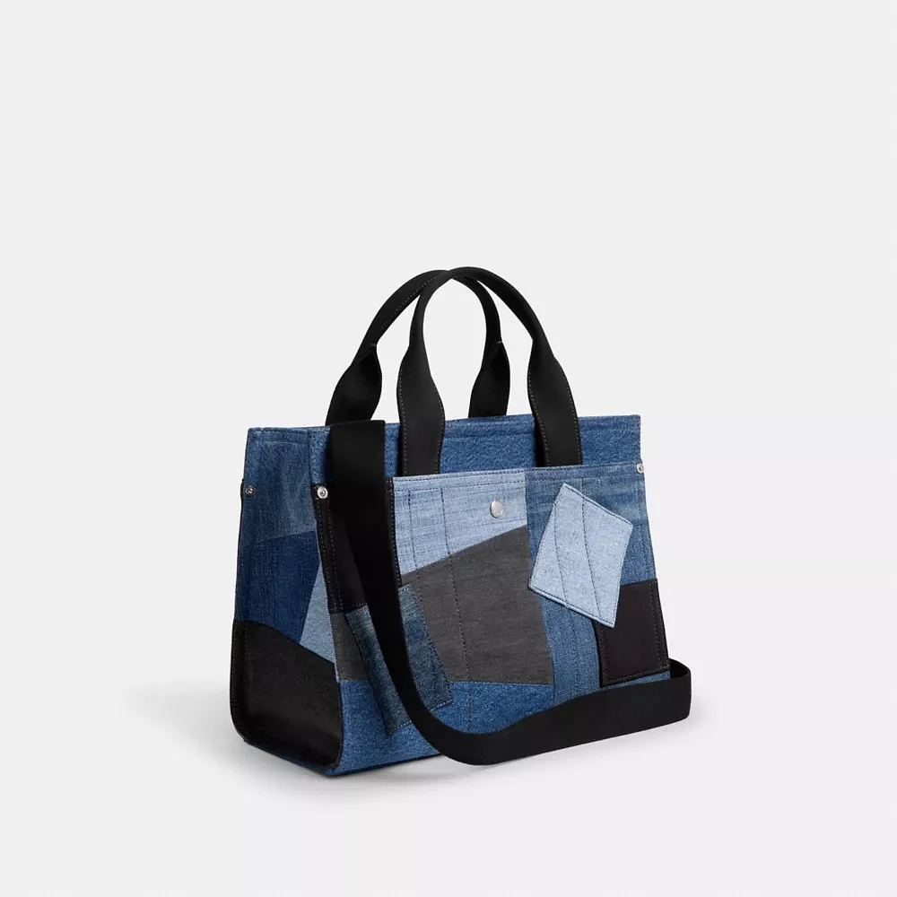 Cargo Tote Bag With Patchwork
