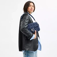 Soft Tabby Shoulder Bag In Signature Denim