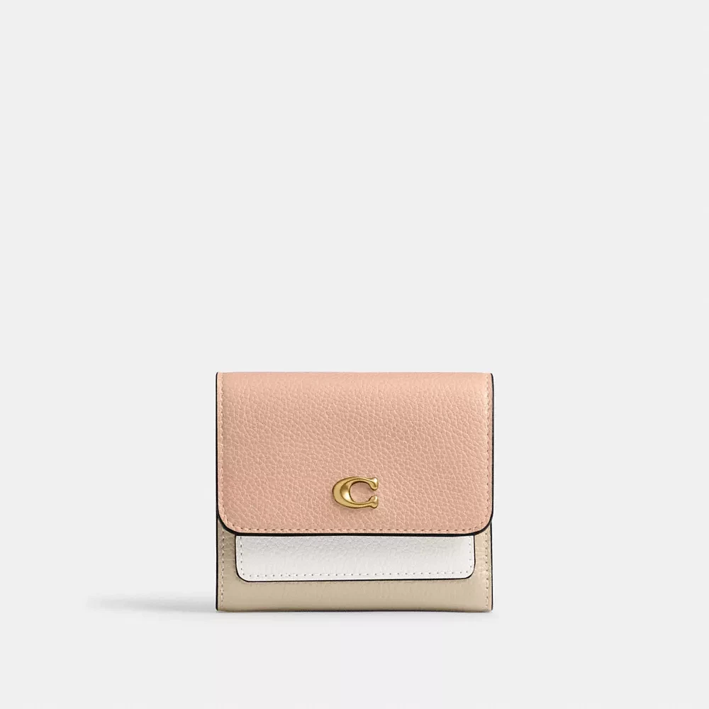 Mila Small Flap Wallet In Colorblock