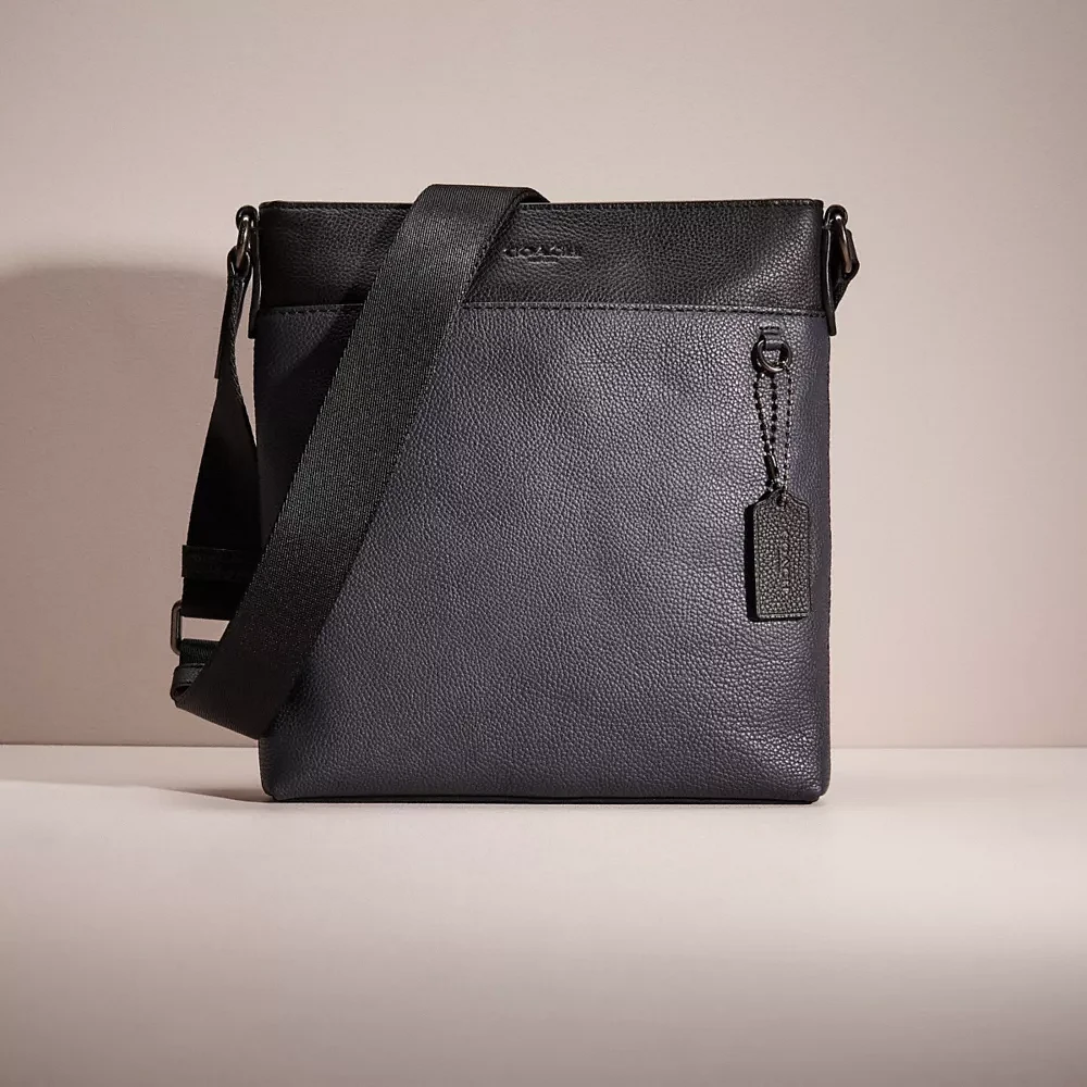 Restored Metropolitan Slim Messenger In Colorblock