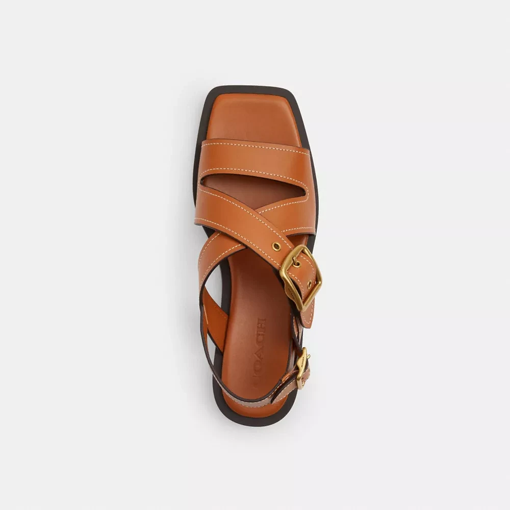 Archival Buckle Flat Sandal