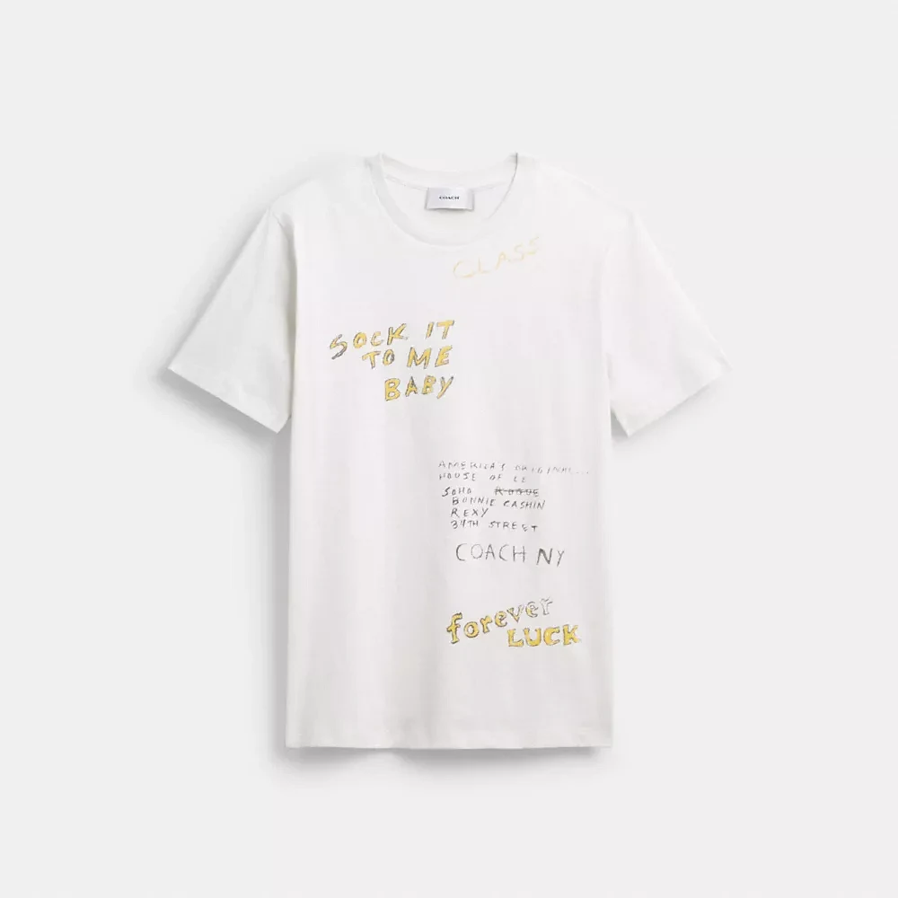Sketch Print T Shirt