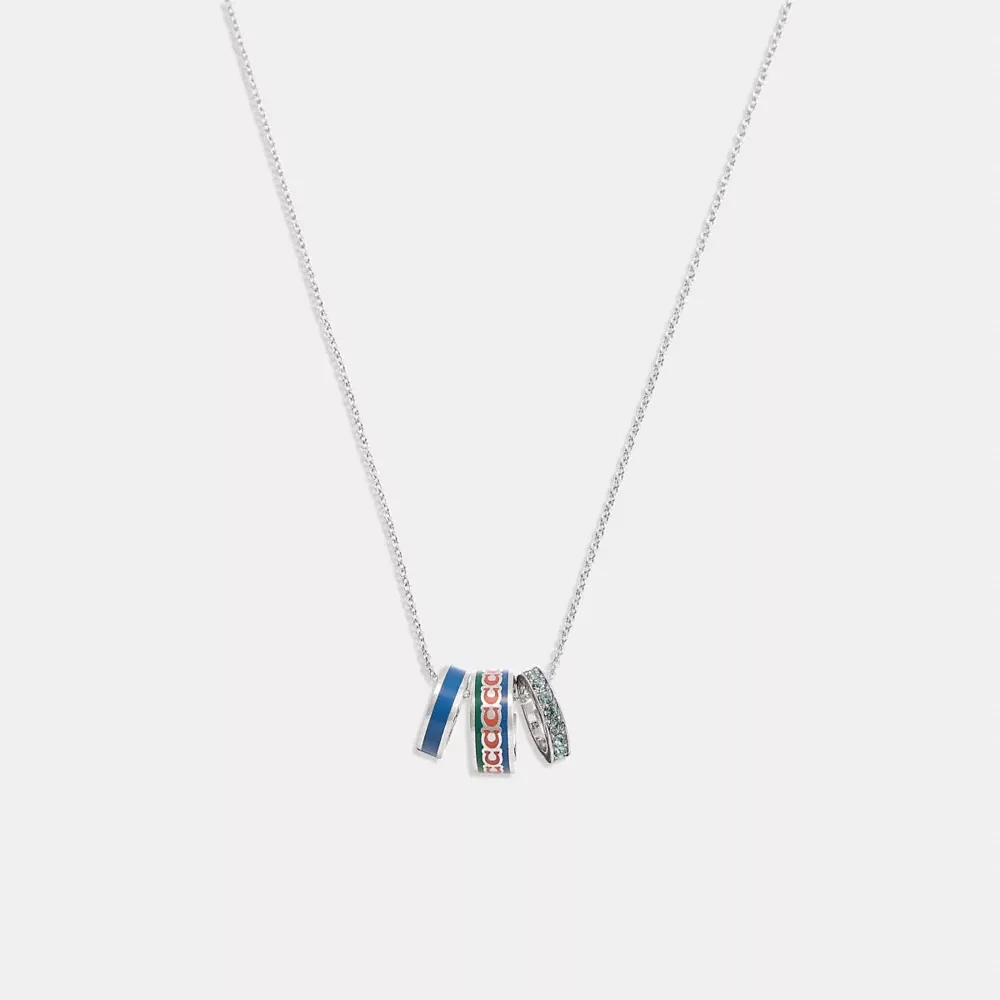 Signature Enamel Necklace
