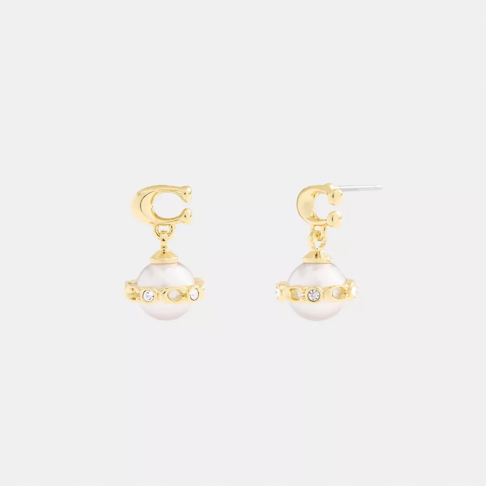 Signature Pearl Drop Earrings