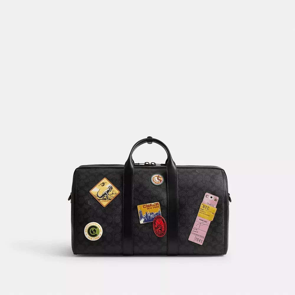 Gotham Duffle Bag 45 In Signature Canvas With Patches