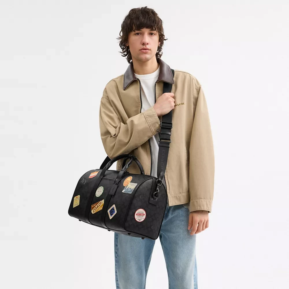 Gotham Duffle Bag 45 In Signature Canvas With Patches