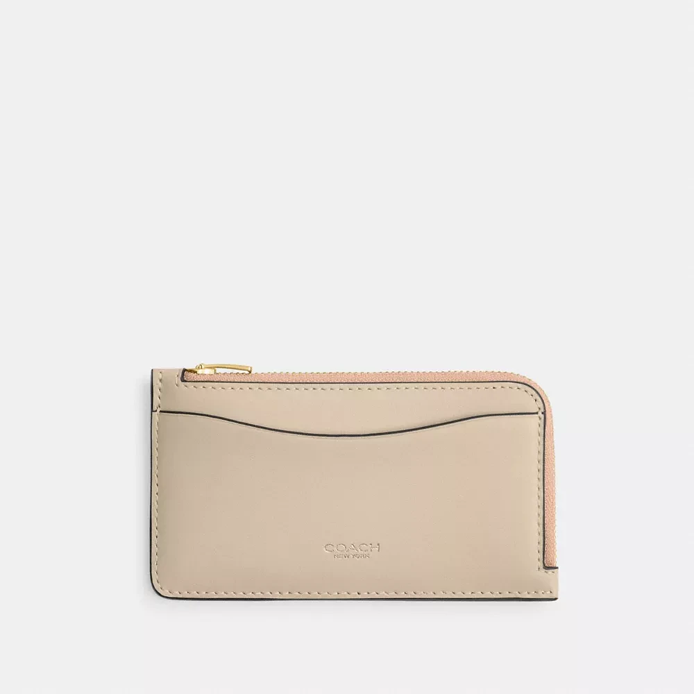 New York Zip Card Case In Colorblock