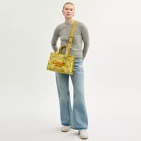 Cargo Tote Bag With Paisley Print