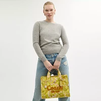 Cargo Tote Bag With Paisley Print