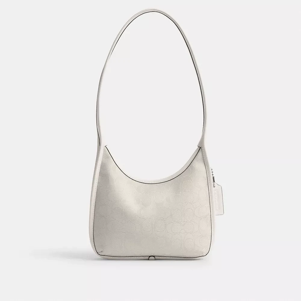 Curve Zip Bag Signature Jacquard