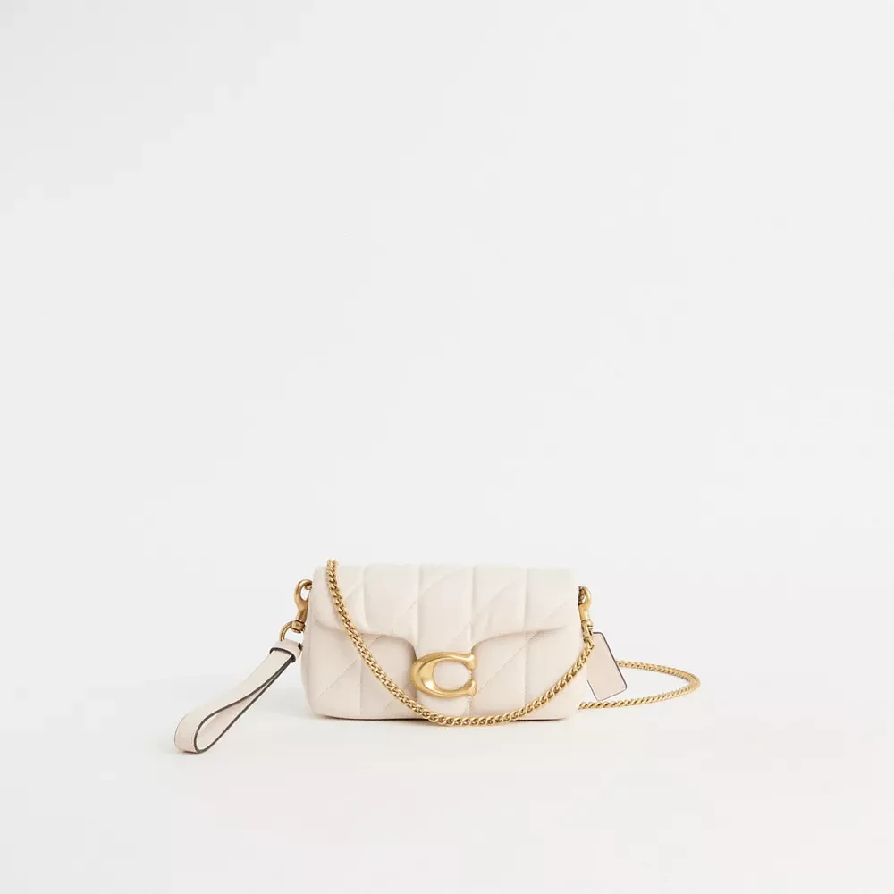Restored Tabby Crossbody Wristlet With Pillow Quilting