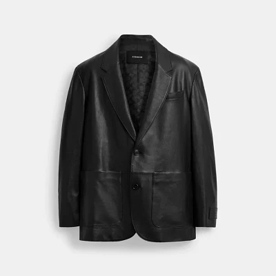Leather Blazer