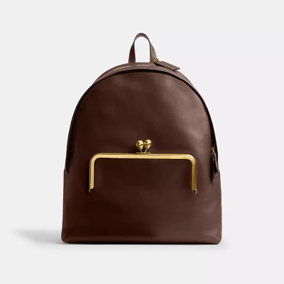 Kisslock Frame Backpack