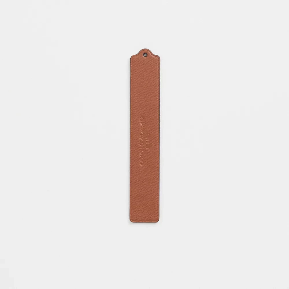 Remade Leather Heat Crease Bookmark