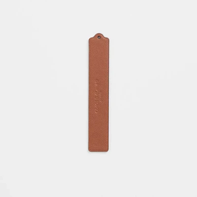 Remade Leather Heat Crease Bookmark